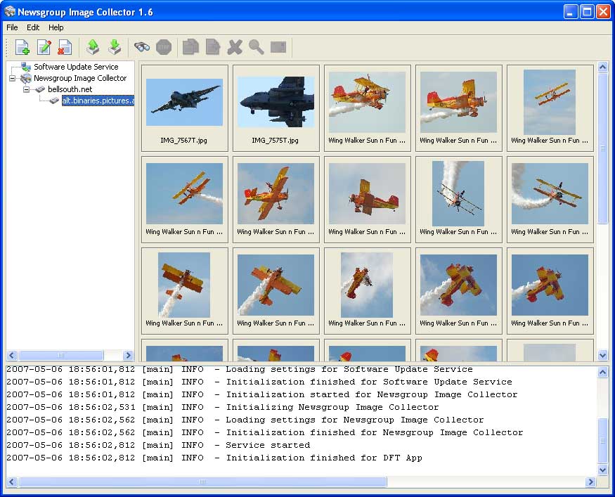 Screenshot for Newsgroup Image Collector 2.11