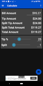 Calculate Tip